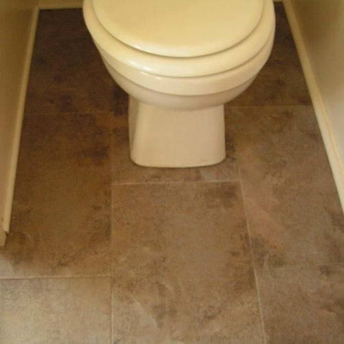 We will tile and update your bathroom without cost