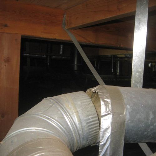 Disconnected ducts waste money.