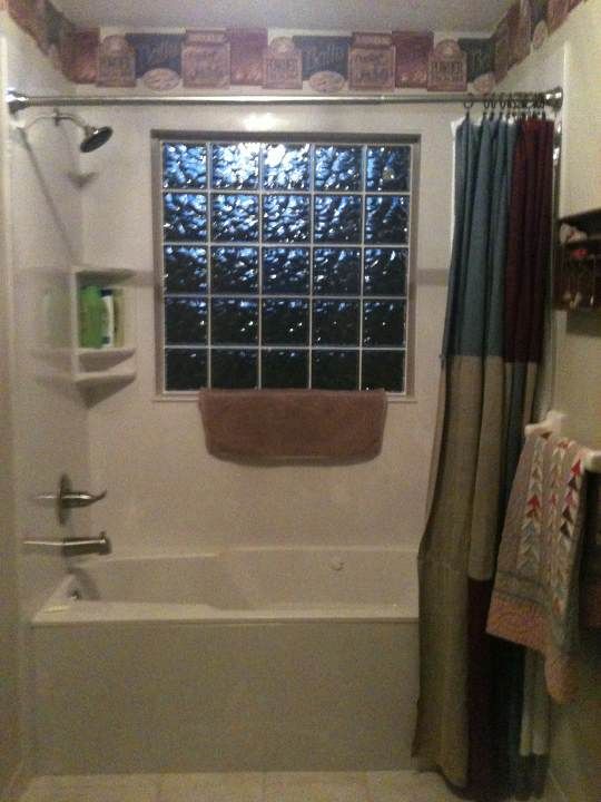 Glass Block great for bath oh and jetted tub and m