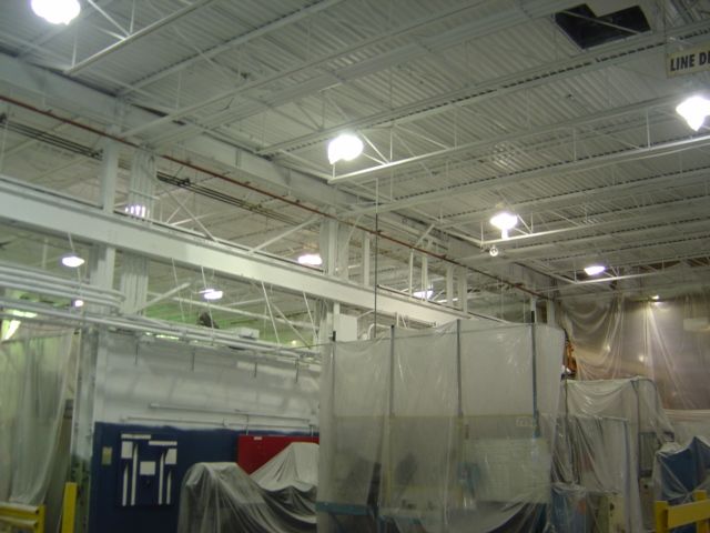 A section of a Macomb stamping plant. Winter 2011
