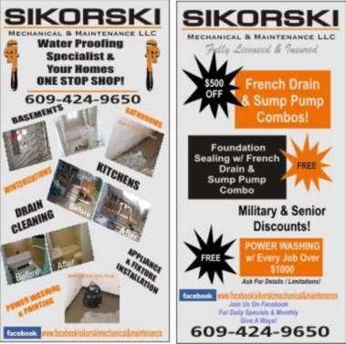 Sikorski Mechanical & Maintenance LLC. Waterproofi