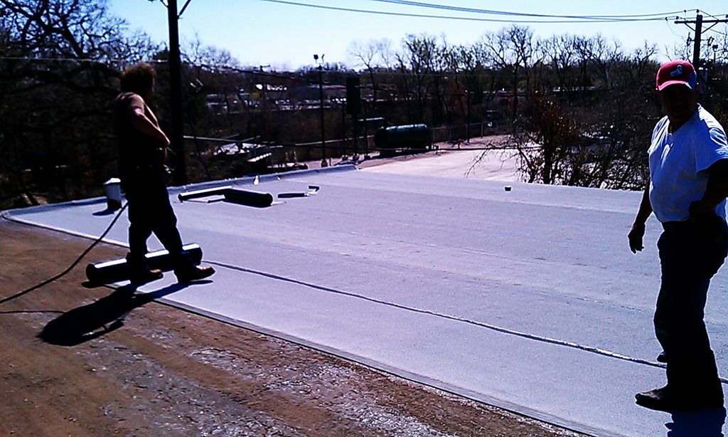 Modified bitumen job In progress.............