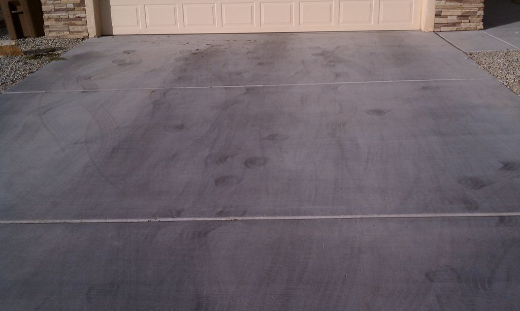 Before Power washing