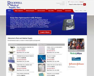 RockwellMDsupply.com for Rockwell Medical Supply, 
