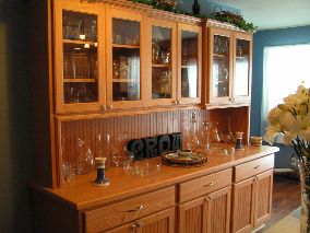 Hutch area using Pioneer Cabinetry