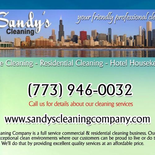 Full Service Commercial & Residential Cleaning Bus
