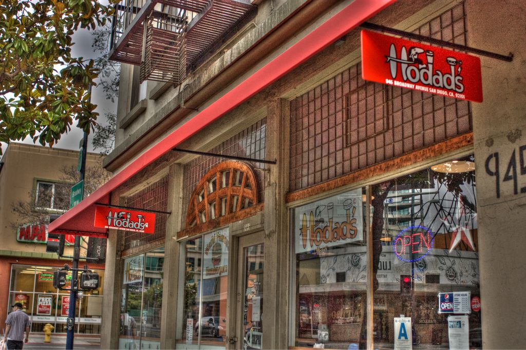 HDR of one of the best burger joints in San Diego!