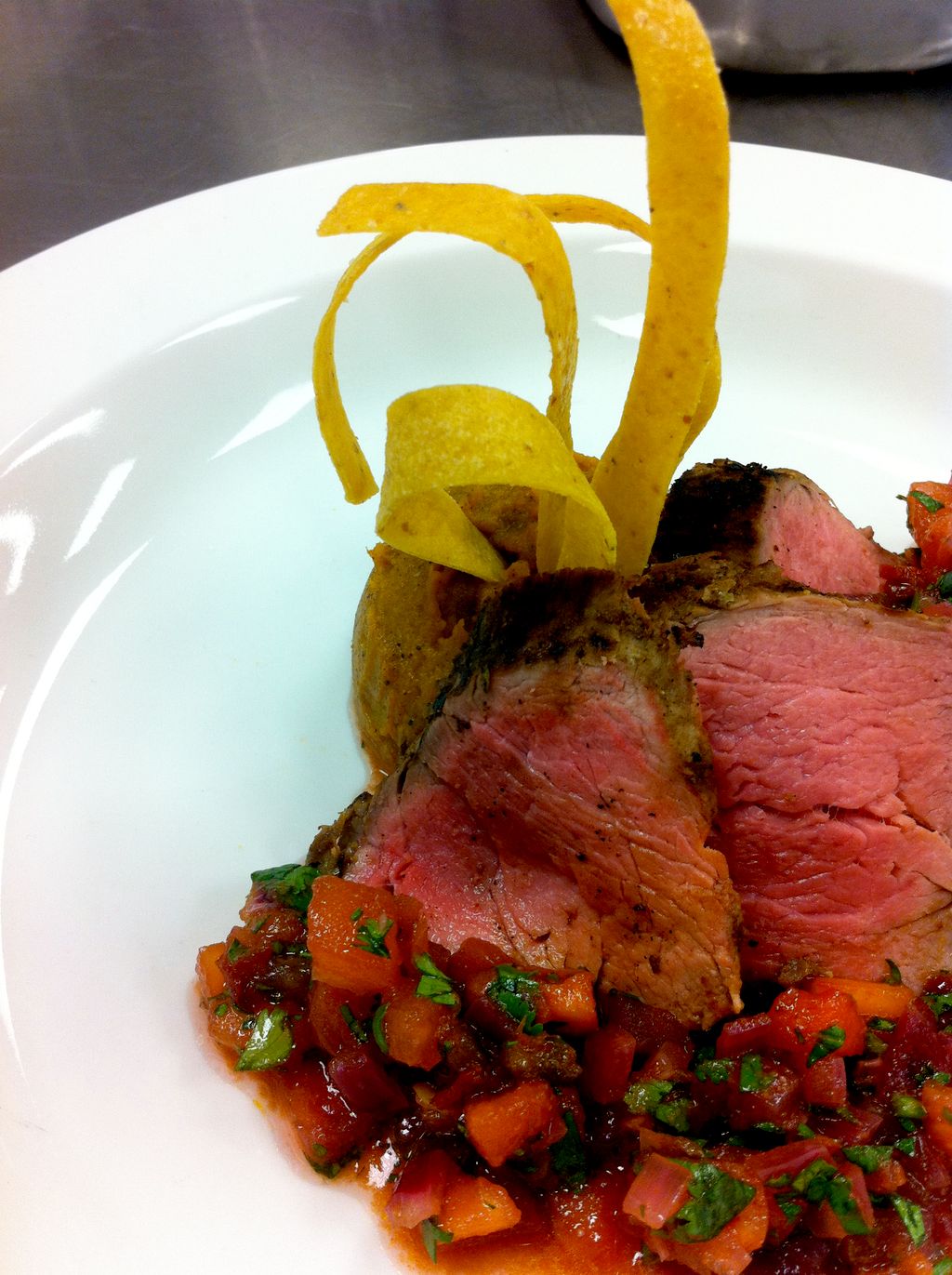 Roasted pork tenderloin