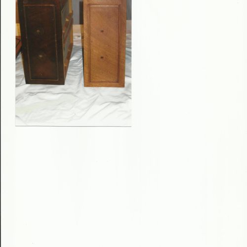 Buffet cabinet drawers, before & after