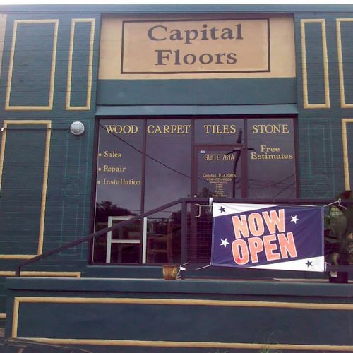 Here is a photograph of Capital Floors storefront 