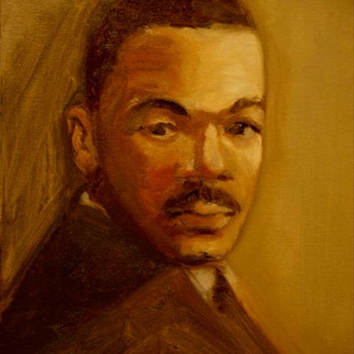 Oil painting inspired by Dr. Martin Luther King-20