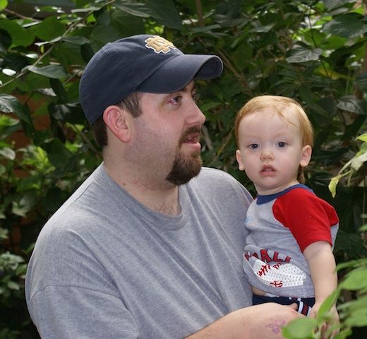 This is my son and I.