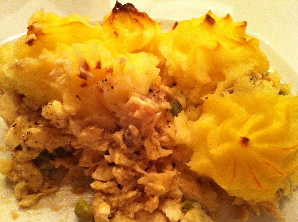 Shepards Pie made with chicken (made especially fo