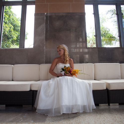 Beautiful Bride at Fort Myers Wedding