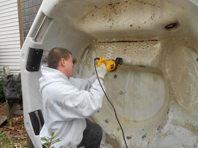 Hot Tub Removal!