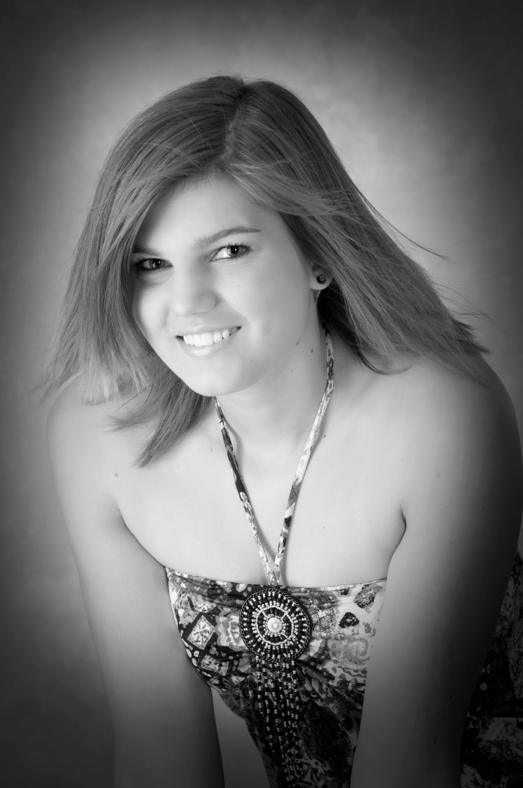 Senior girls love having their picture taken.
