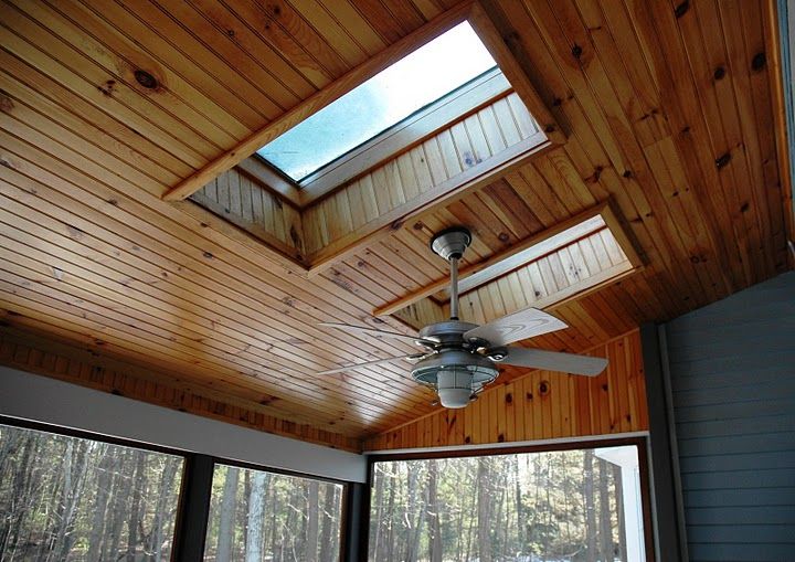 Screen/ Sun Room addition - wood paneling
Wayland,