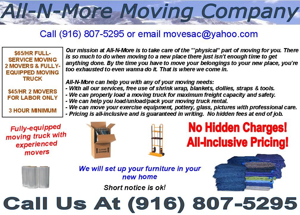 All-N-More Moving