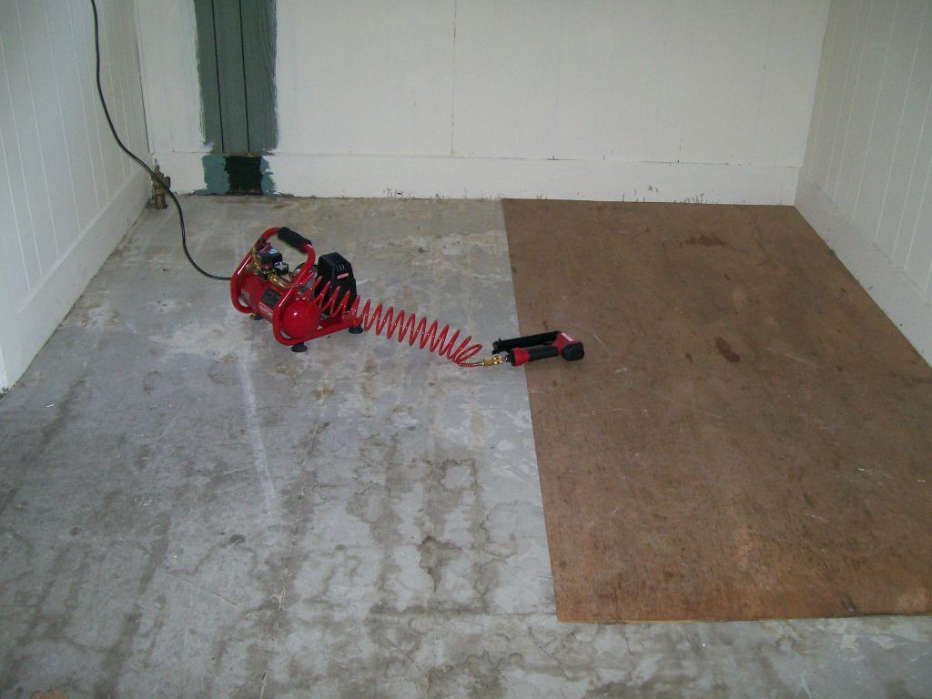 During Sub Floor Installation