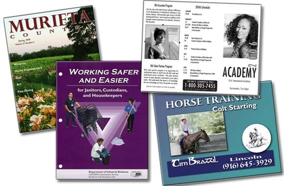 All printed materials from business cards to 56 pa