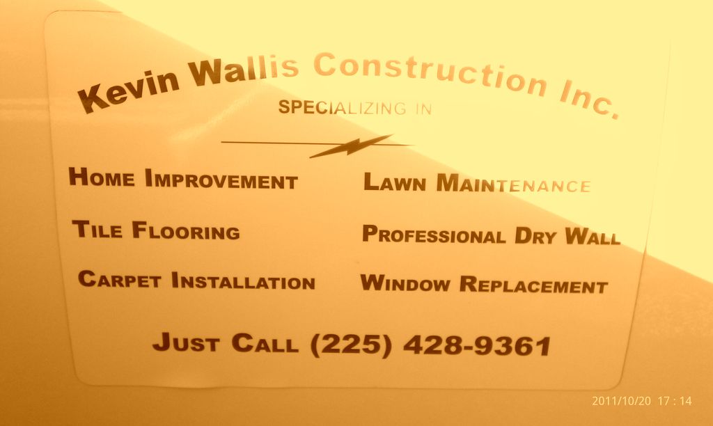 Kevin Wallis Construction, Inc.