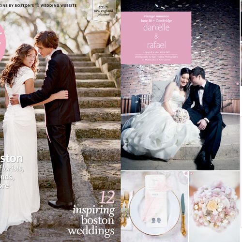Featured in the 2013 Fall/Winter issue of The Knot