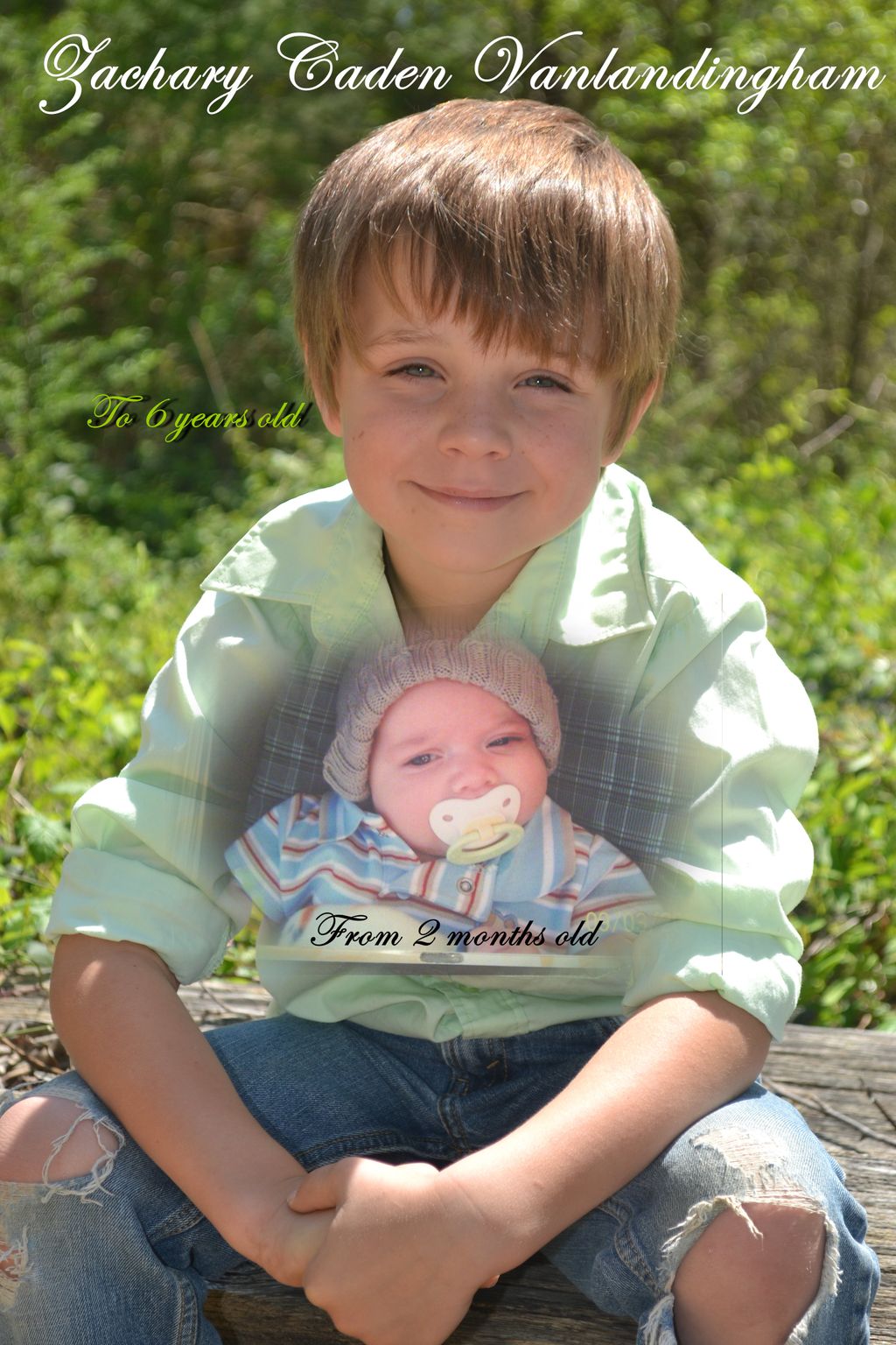 Baby picture inside current picture