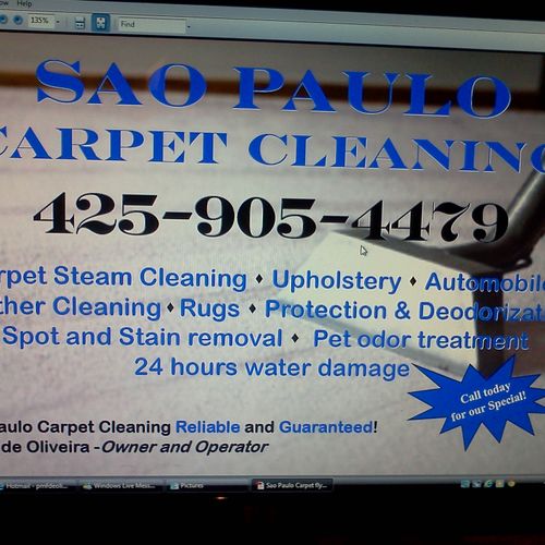 Sao Paulo Carpet Cleaning has the best solution to
