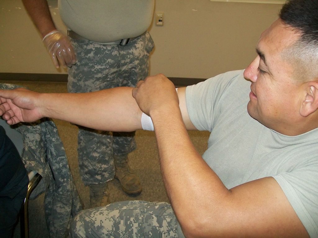 First Aid class for California National Guard.