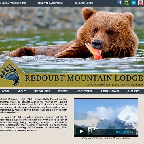 Redoubt Mountain Lodge of Lake Clark, Alaska 
www.