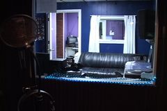 Studio A - Blue Room - The view from the booth
