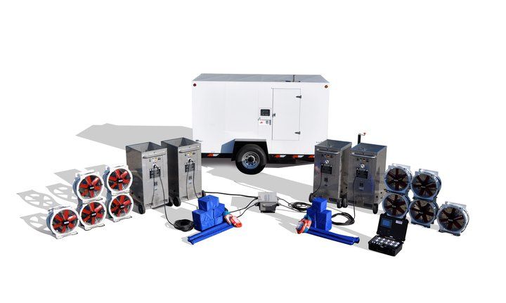Heat trailer and equipment..
