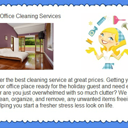 handymomsds.com, Home/Office Cleaning