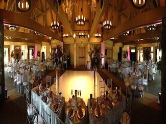 Example of our lighting at a wedding.