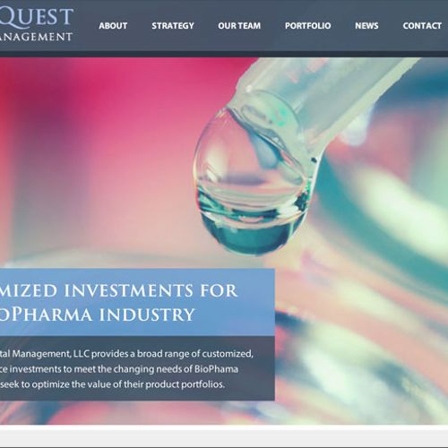 Website for NovaQuest Capital Management
