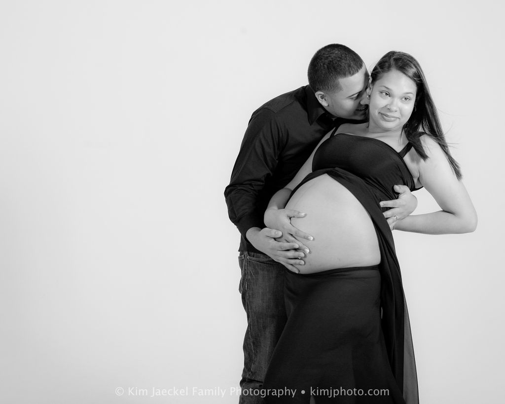 maternity portrait of adorable couple