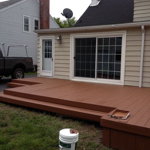 deck that was restained
