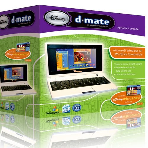 Disney D-Mate Personal Computer packaging
