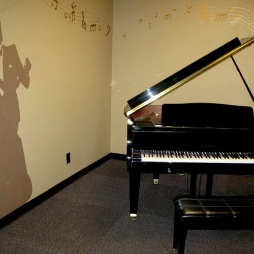Piano room at Musician's Choice - Mesa. Wonderful 