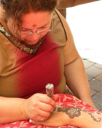 Artist at work