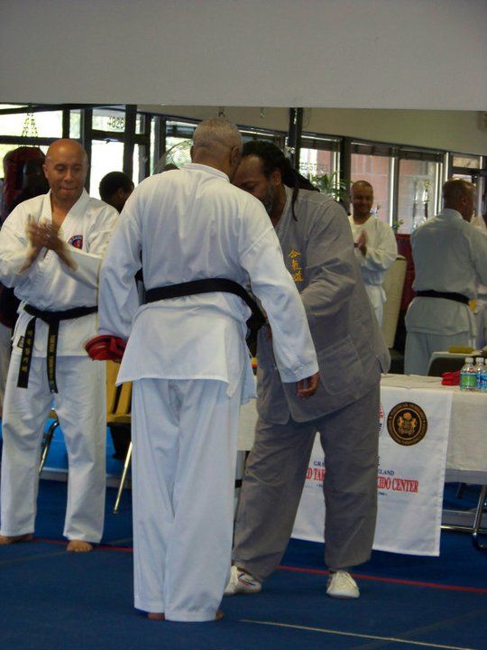 Even at age 60, Grandmaster Moreland can still hel