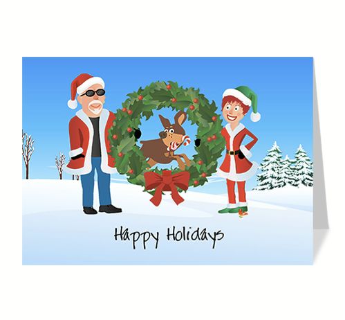 Illustration for Christmas card