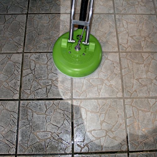 Restoring tile and grout