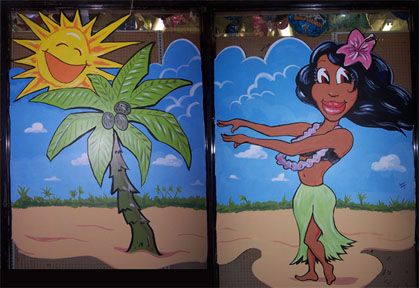 Economy Party Store in Fairfax, VA. Gigantic luau 
