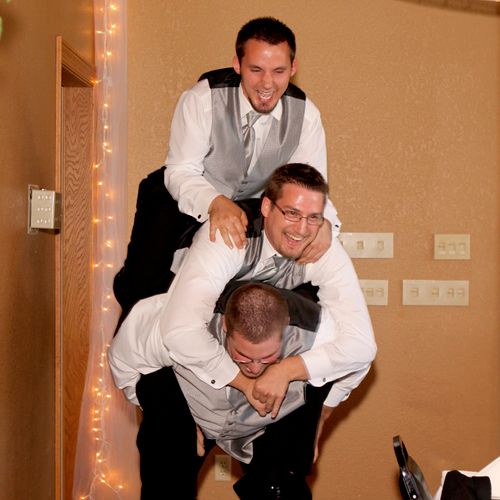 You will see your wedding party do some pretty fun