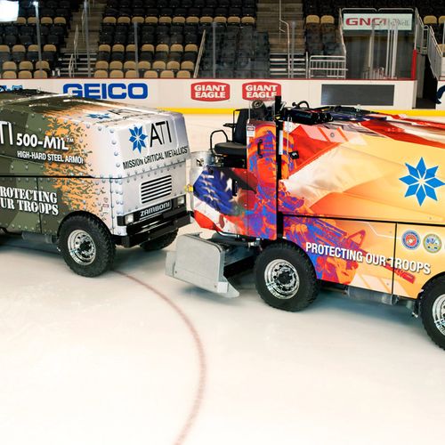 Pittsburgh Penguins Zambonis designed for client A