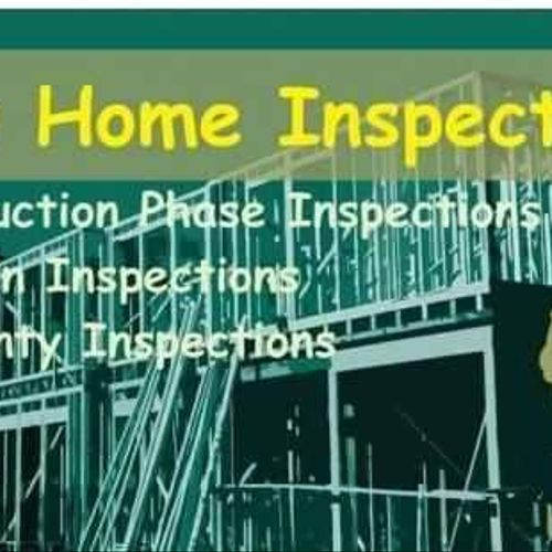 New Home Inspections- Construction Inspections, Pr
