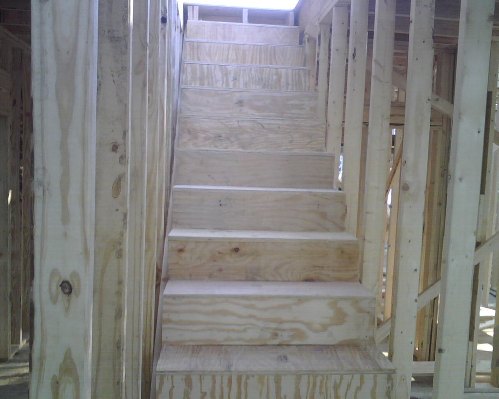Stairs installed
