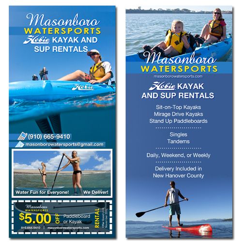Brochure Design for Masonboro Watersports by Dight