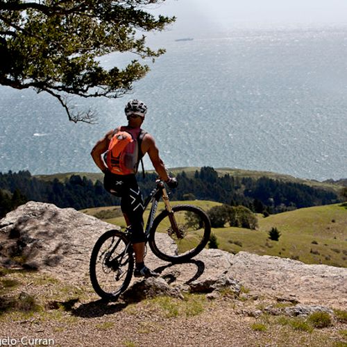 Mountain Biking in Marin.
 An Active lifestyle is 